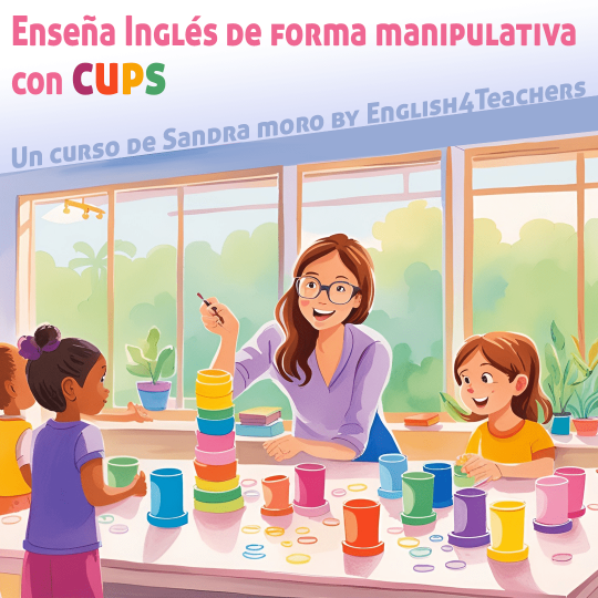 Curso Enseña inglés de forma con cups